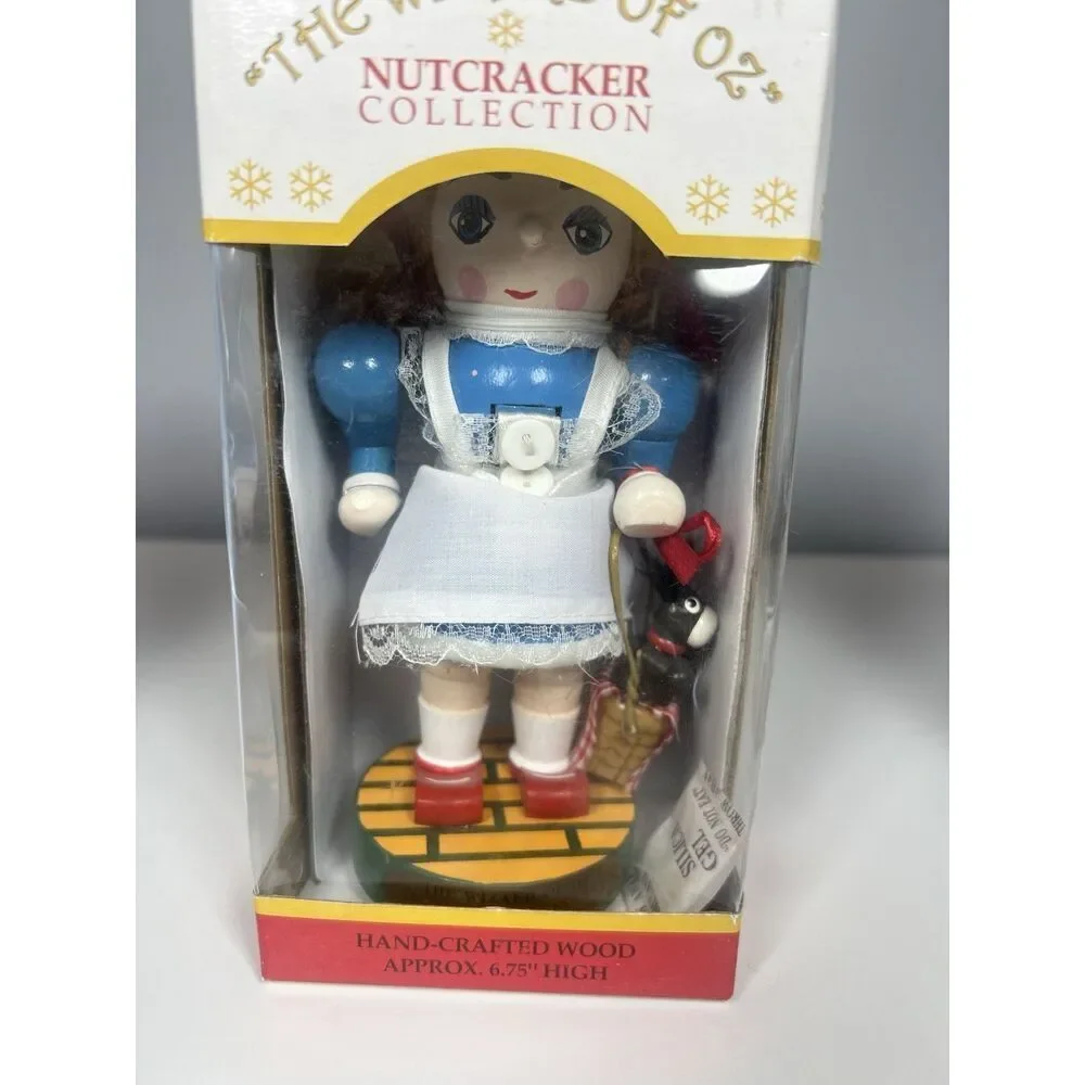 Complete Set 4 Wizard of Oz Wood Nutcrackers By Kurt S. Adler 6.75